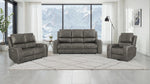 Brickston 3-piece Triple Power Reclining Sofa Set Charcoal