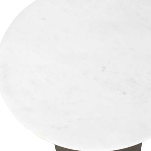 Olso - Outdoor Accent Table - Bronze / White