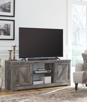 Wynnlow - TV Stand With Fireplace Option - R&R Furniture Gallery (Fountain Valley, CA)