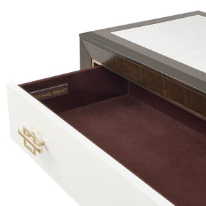 Belmont Place - 5-Drawer Chest - White / Dark Brown - R&R Furniture Gallery (Fountain Valley, CA)