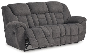 Foreside - Reclining Sofa - Charcoal - R&R Furniture Gallery (Fountain Valley, CA)