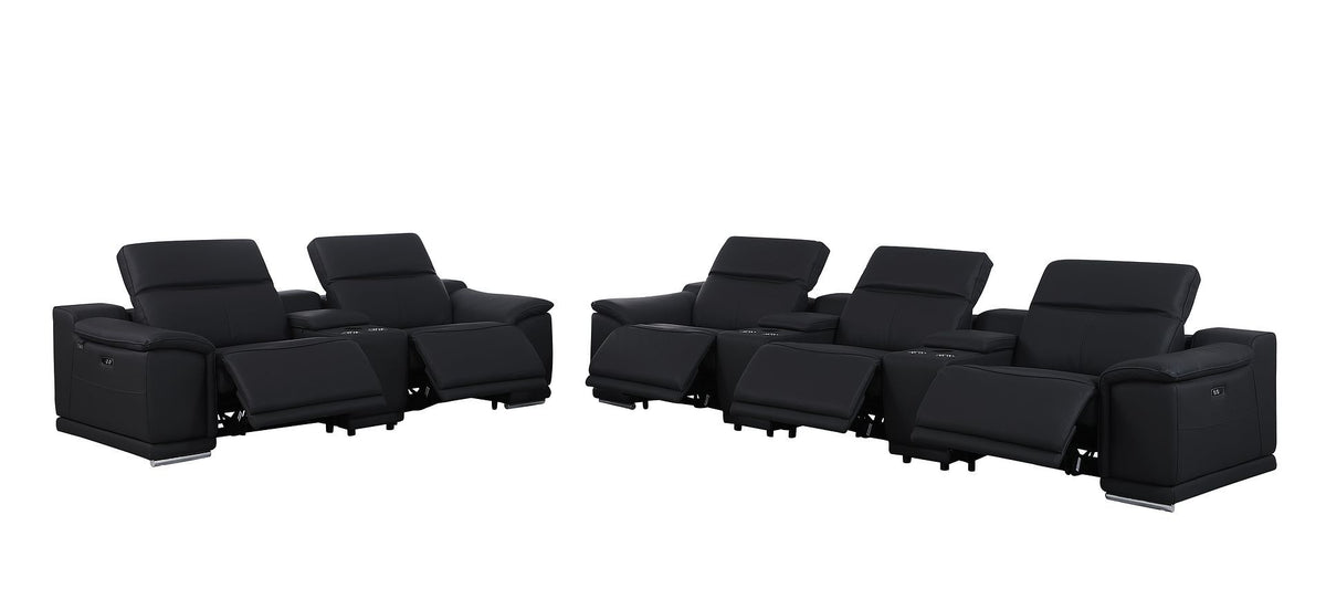 9762 - 8-Piece Modular Power Reclining Sofa And Console Loveseat Set With