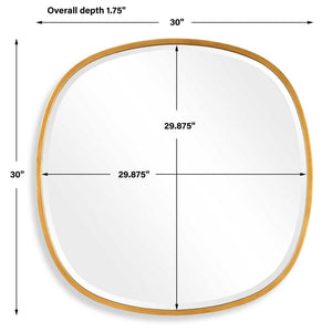 30" Mirror - Gold