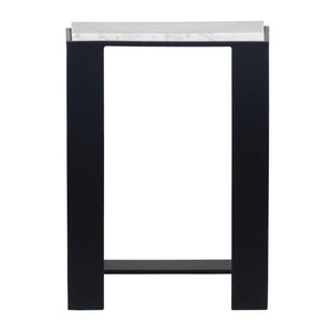 Kenora - Marble Accent Table - White