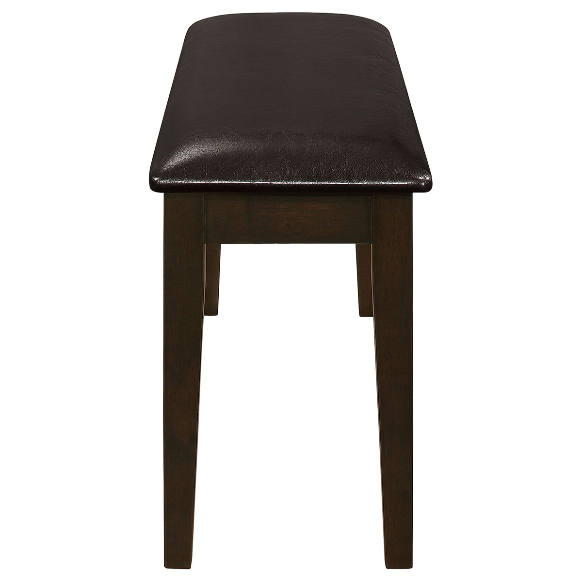 Arvin - 5 Piece Dining Set With Rectangular Table And Bench With Seats - Cappuccino
