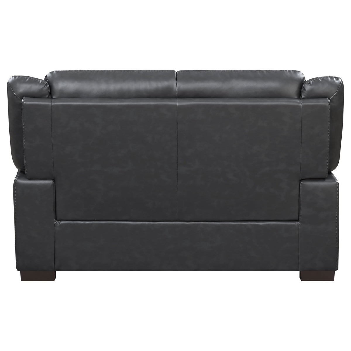 Jacob - Loveseat With Pillow Top Arms Upholstery - Gray