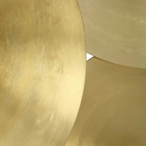 Cymbalic - Round Brass Wall Art (Set of 3) - Brass