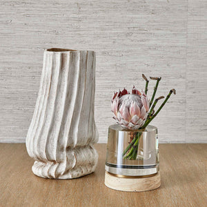 Optic - Candleholder/Vase - Brown