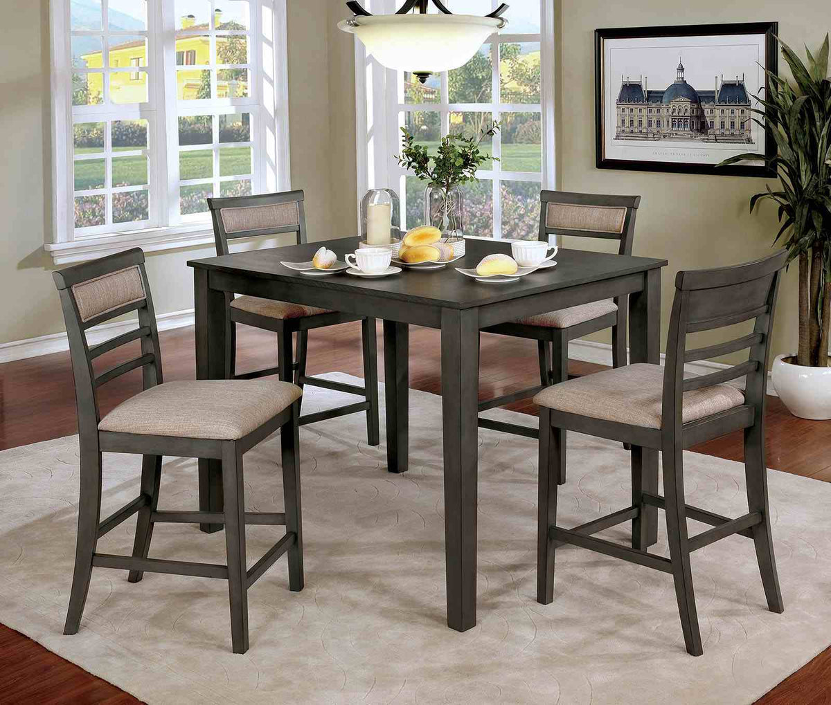 Fafnir - 5 Pc. Counter Ht. Table Set