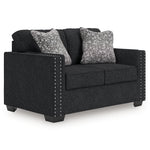Jasmine Peaks - Loveseat - Coal - R&R Furniture Gallery (Fountain Valley, CA)