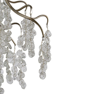 Boreas - 7 Light Chandelier - Silver / White