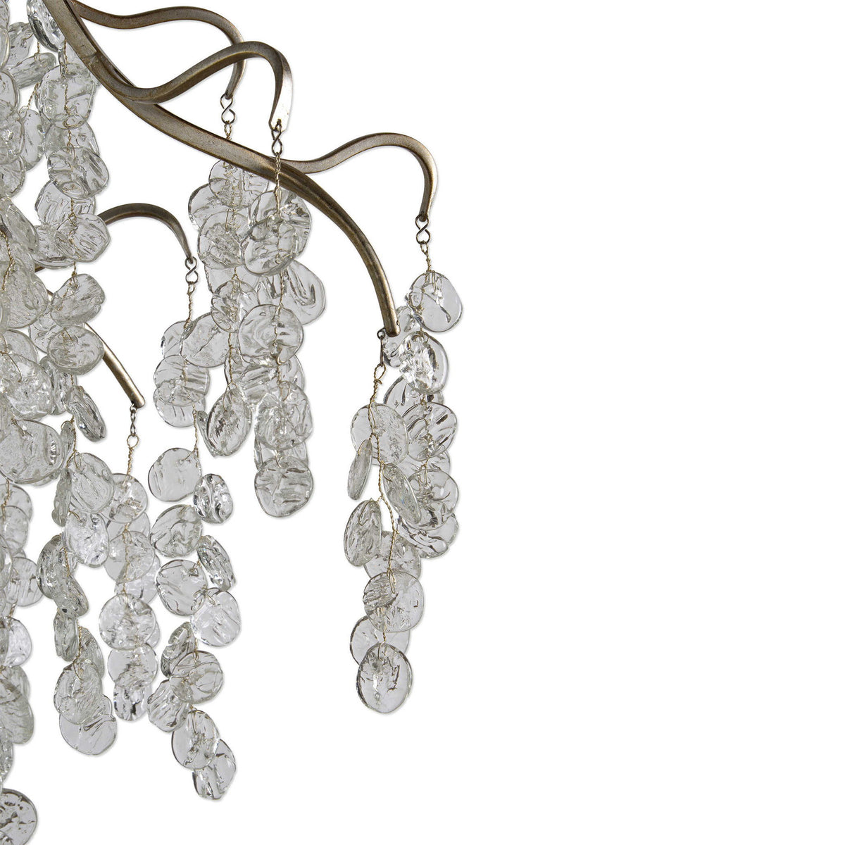 Boreas - 7 Light Chandelier - Silver / White