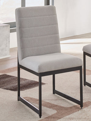 Tomtyn - Dining Upholstered Side Chair (Set of 2) - Light Brown - R&R Furniture Gallery (Fountain Valley, CA)