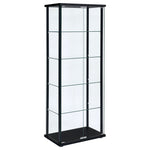 Hyacinth - 4 Shelf Curio Cabinet