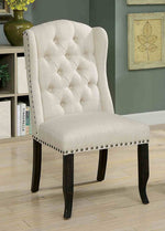 Sania - Wingback Chair, Beige (2/CTN)