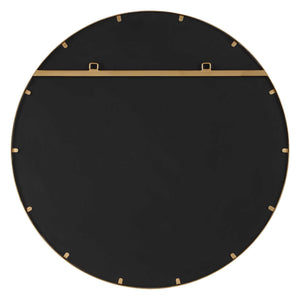 34" Round Mirror - Gold Leaf