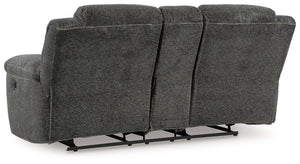 Frohn - Dbl Reclining Loveseat With Console - R&R Furniture Gallery (Fountain Valley, CA)