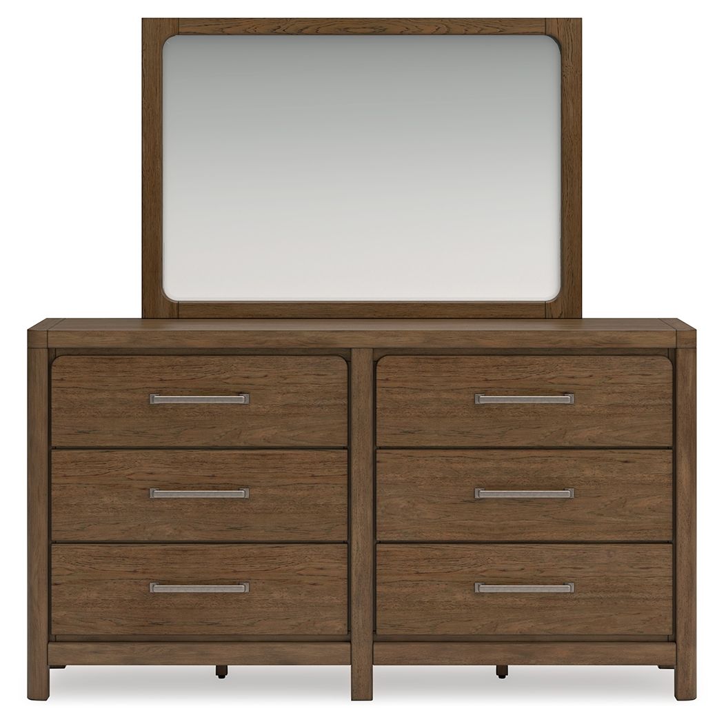 Cabalynn - Dresser And Mirror - Light Brown - R&R Furniture Gallery (Fountain Valley, CA)