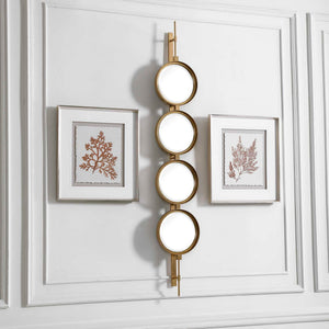 Button - Mirror - Gold