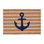 Doormats - Anchors Away Doormat - Navy/Natural