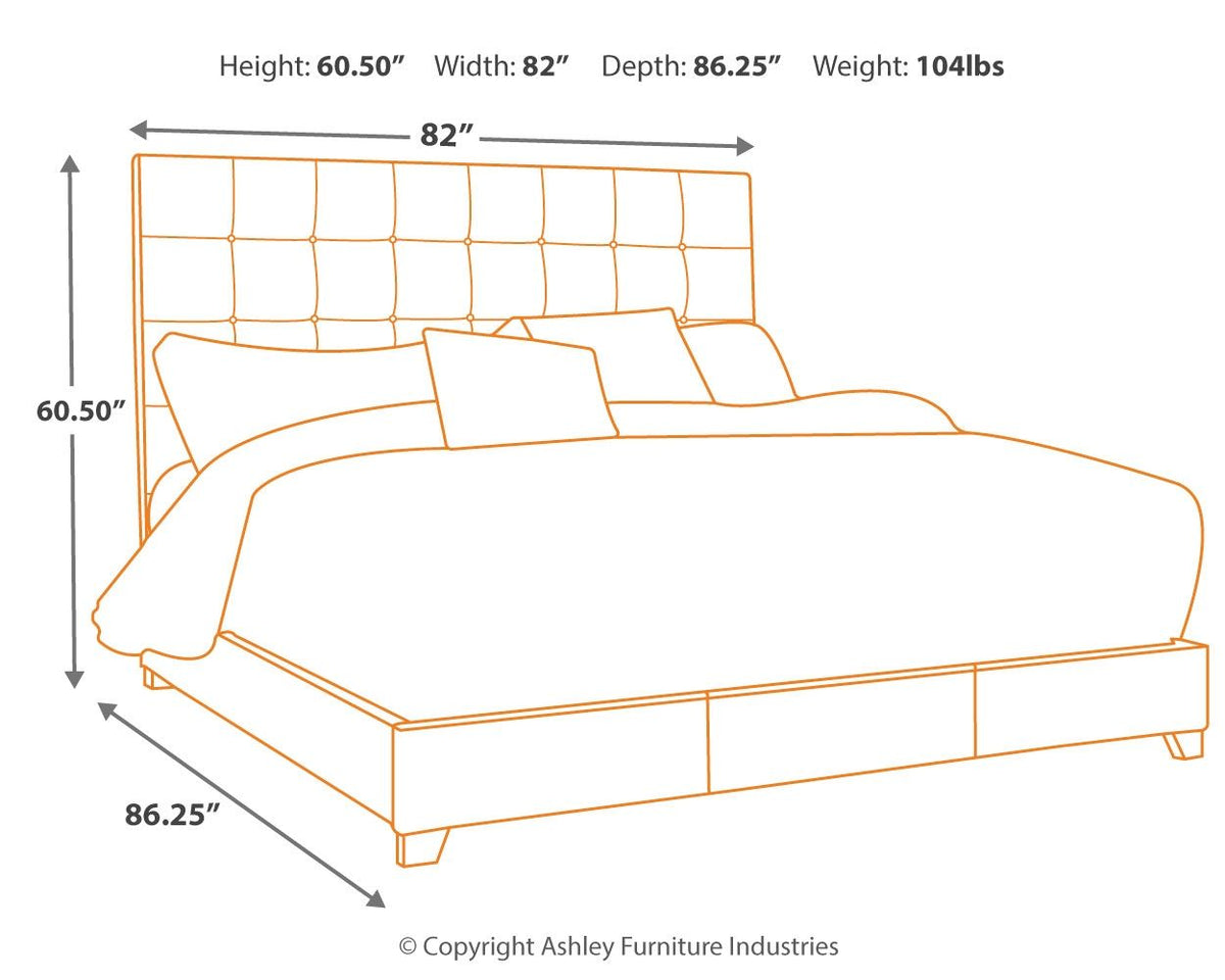 Dolante - Upholstered Bed - R&R Furniture Gallery (Fountain Valley, CA)