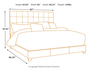 Dolante - Upholstered Bed - R&R Furniture Gallery (Fountain Valley, CA)