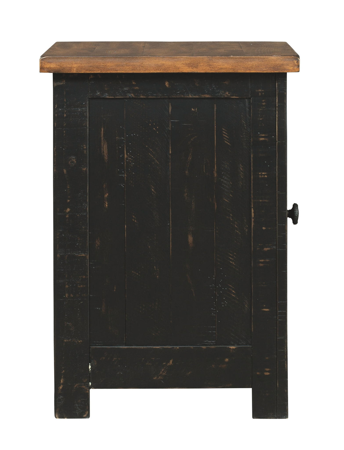 Valebeck - Chair Side End Table - Black / Brown - R&R Furniture Gallery (Fountain Valley, CA)