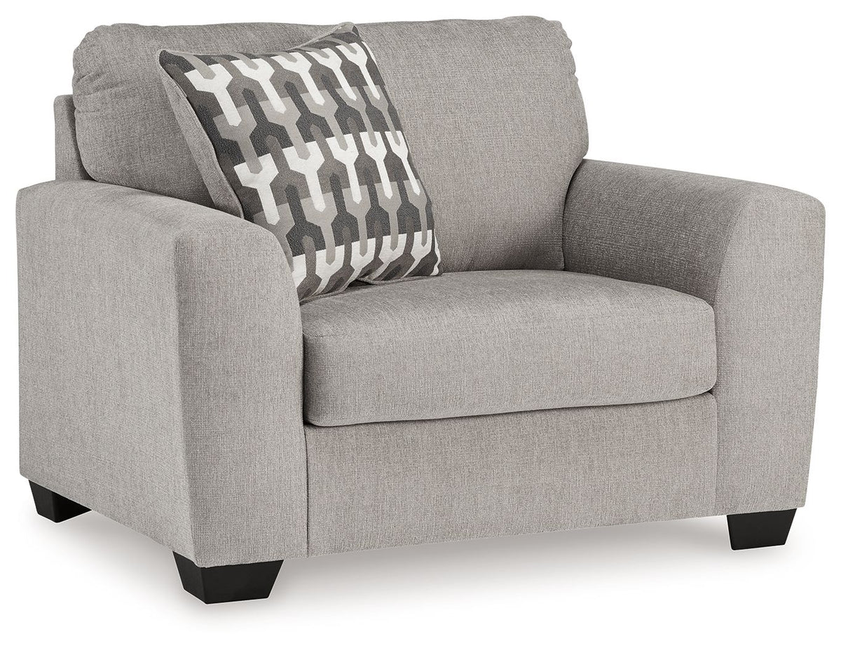 Avenal Park - Chair And A Half - Flannel - R&R Furniture Gallery (Fountain Valley, CA)