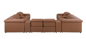 1116 - 12-Piece U-Shaped Sectional Sofa In With 4 Power Recliners & Power Headrests