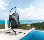 Breeze - Swing Chair w/ Stand, Black
