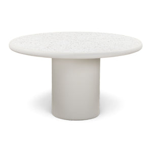 Billy - 54" Terrazzo Dining Table - Cream