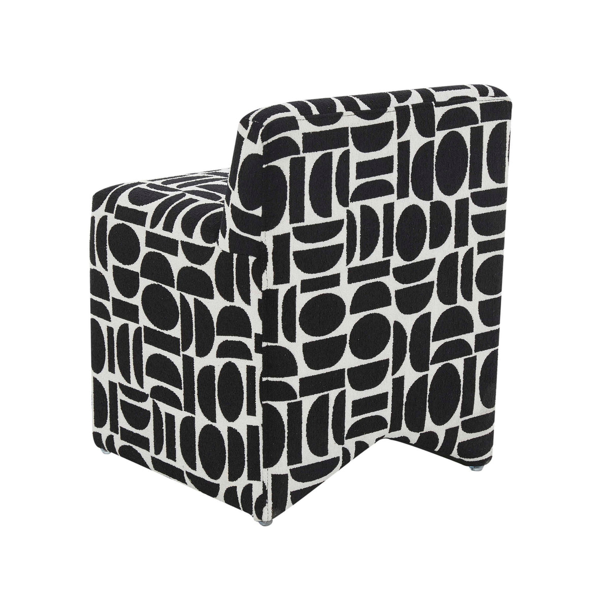 Pippa - Geometric Jacquard Weave Stool - R&R Furniture Gallery (Fountain Valley, CA)