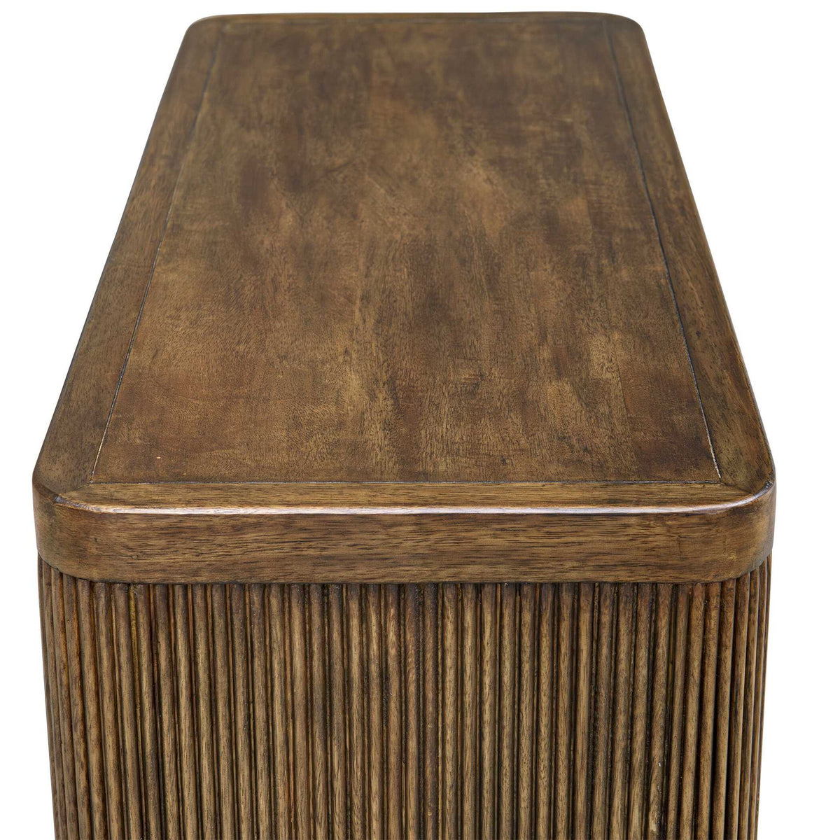 Pinstripe - 2 Door Cabinet - Dark Brown