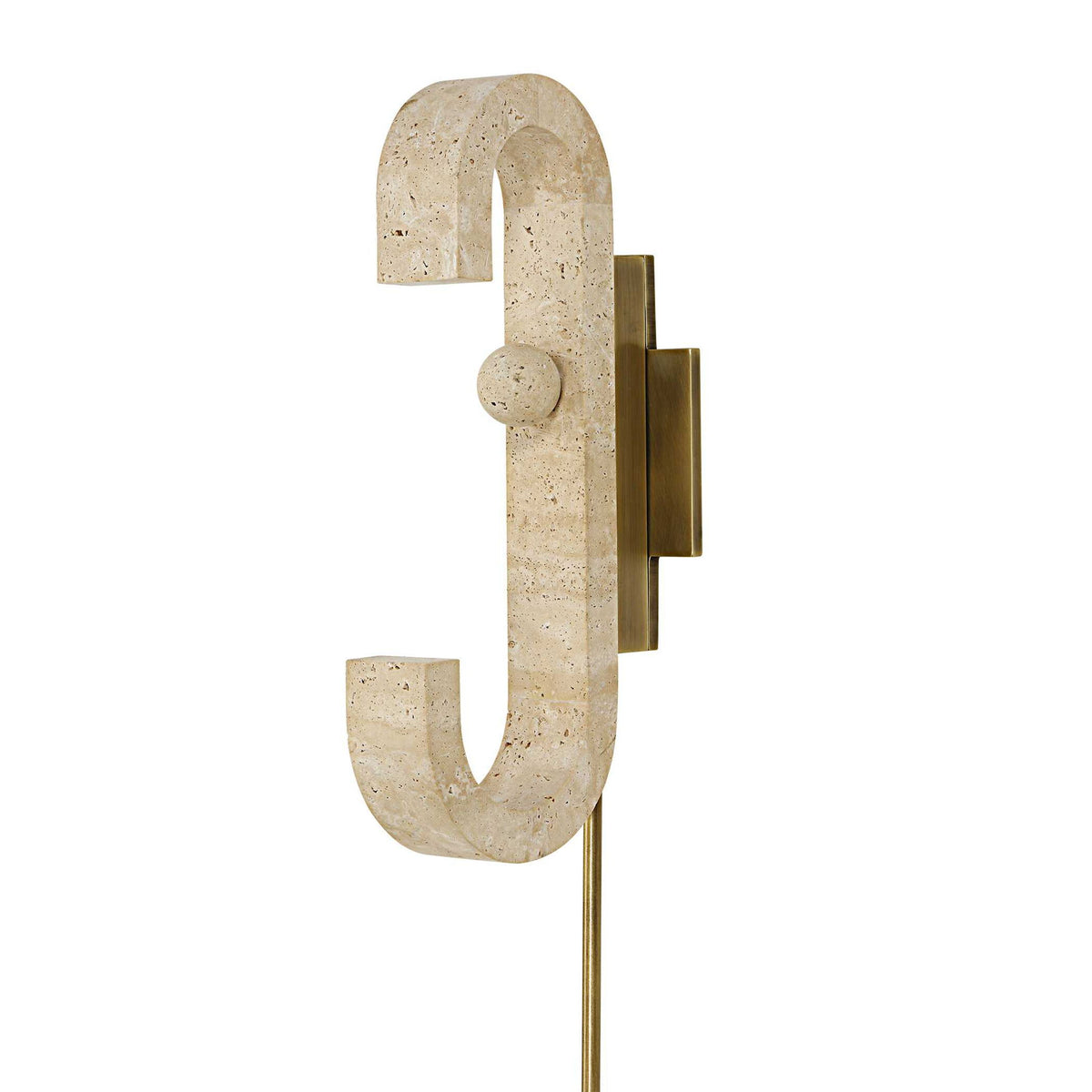 Equilibrium - Sconce - Beige / Light Antique Brass