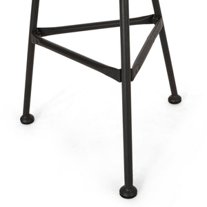 Petrichor - Outdoor Side Table With Tempered Glass And Steel Frame