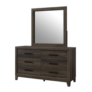 Harry - Mirror, Large Scale Design For Bedroom - Brown