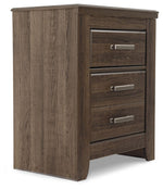 Juararo - Two Drawer Night Stand - Dark Brown - R&R Furniture Gallery (Fountain Valley, CA)