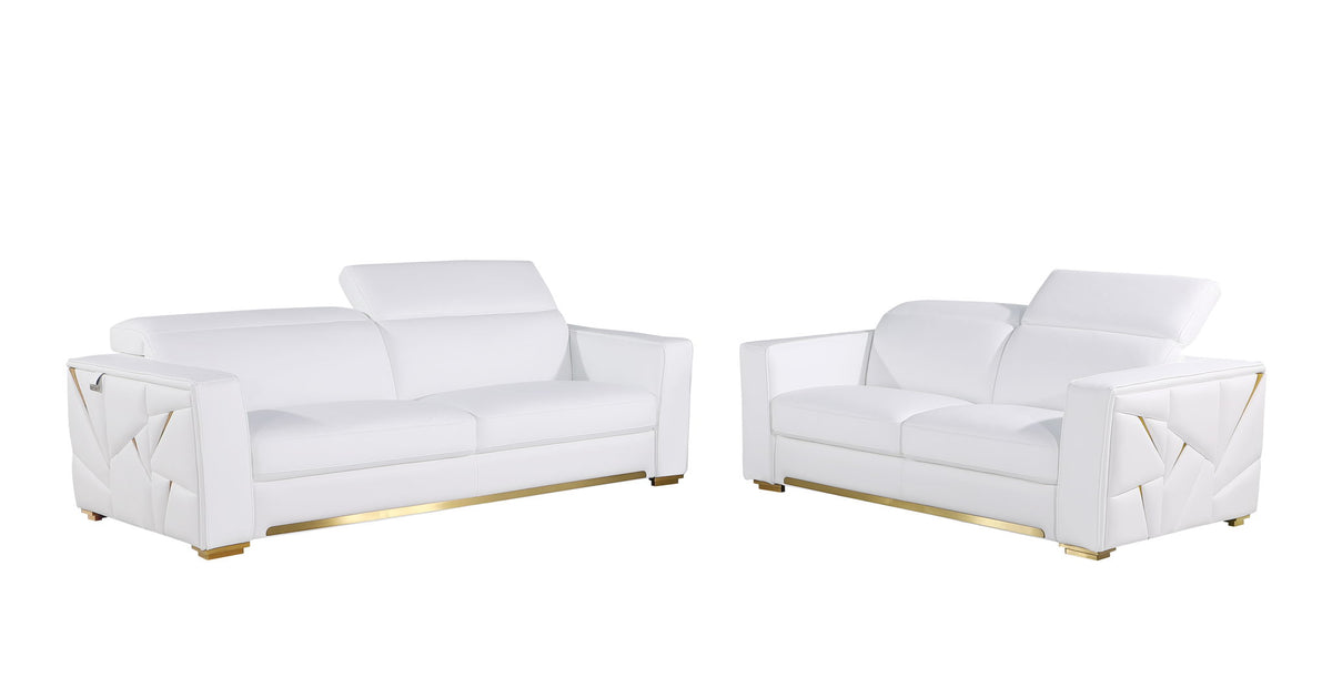 1120 - Leather Living Room Set - R&R Furniture Gallery (Fountain Valley, CA)