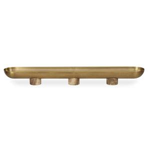 Triple - Crown Bowl - Brass / Brown