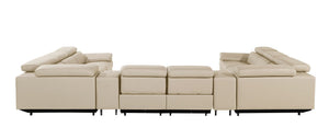 1246 - 10-Piece U-Shaped Modular Power Reclining Sectional With 4 Power Recliners And Power Headrests