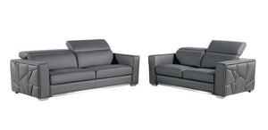 1120 - Leather Living Room Set - R&R Furniture Gallery (Fountain Valley, CA)