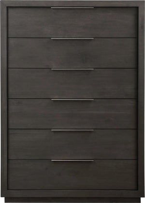 Oxford Six Drawer Chest in Basalt Grey (2024)