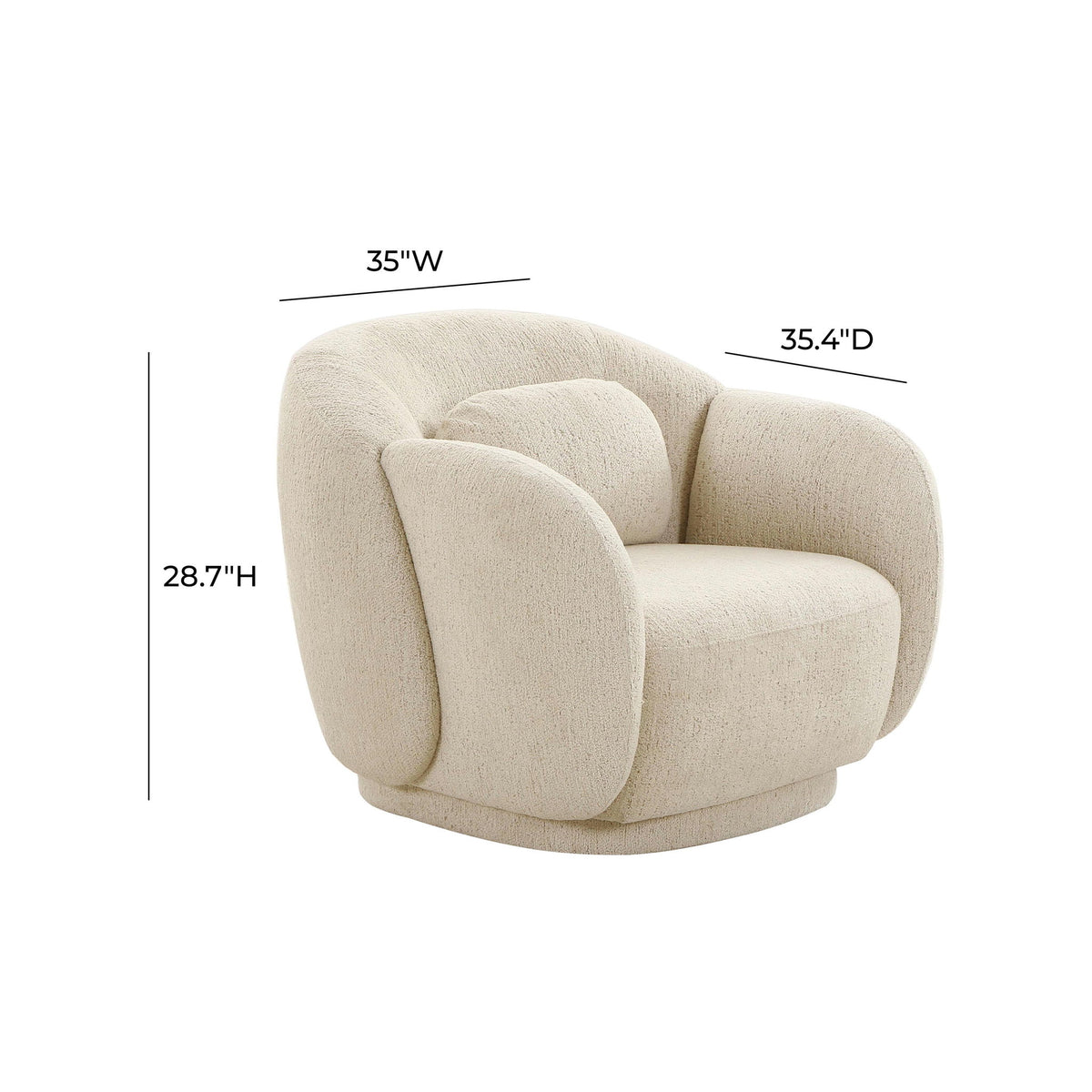 Misty - Boucle Accent Chair - R&R Furniture Gallery (Fountain Valley, CA)