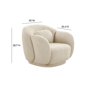 Misty - Boucle Accent Chair - R&R Furniture Gallery (Fountain Valley, CA)