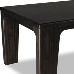 Zamba Extendable Acacia Wood Dining Table in Jaguar