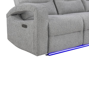 Isolde - Power Recliner, LED Lighting - Gray