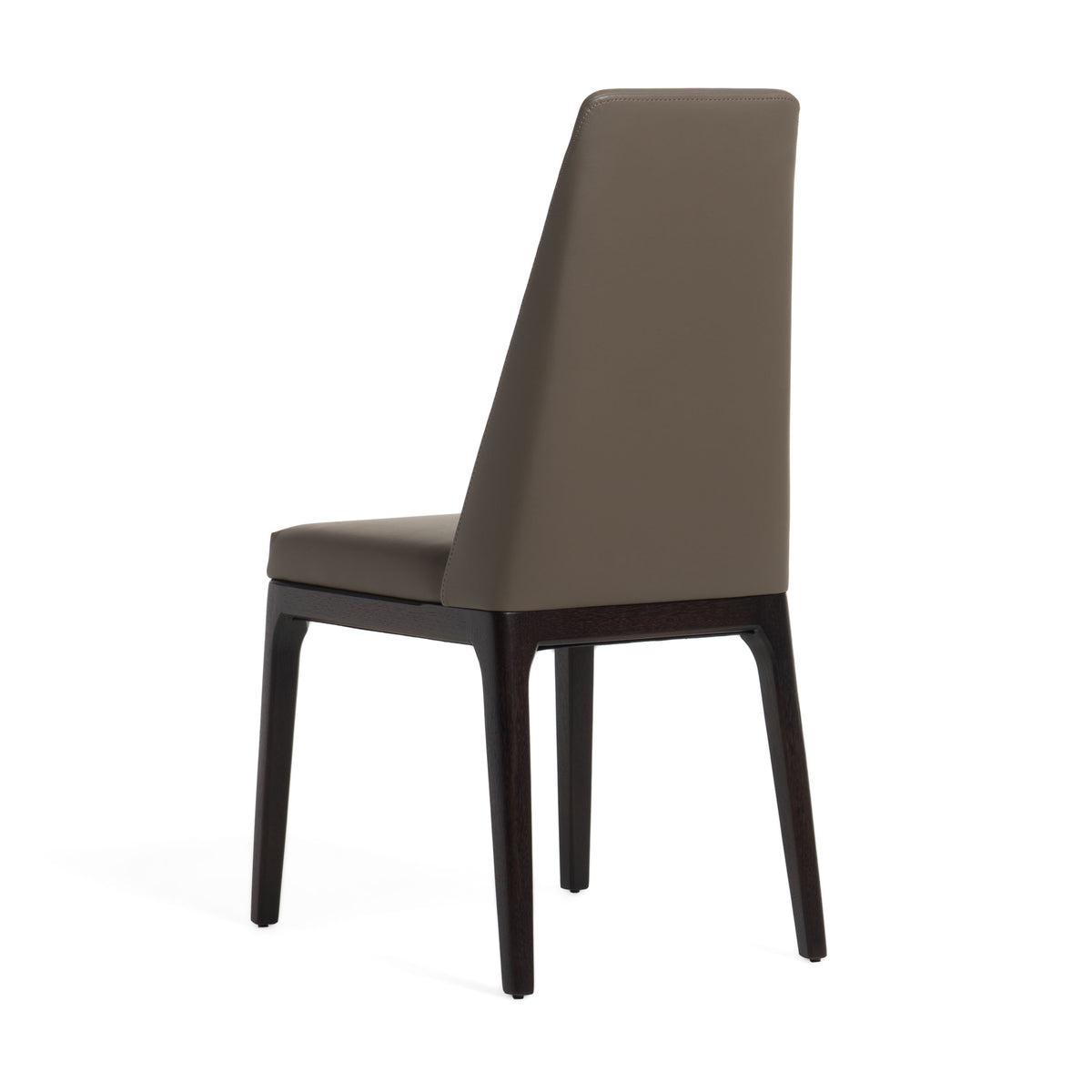 Encino - Modern Taupe & Timber Chocolate Dining Chair (Set of 2) — view 5