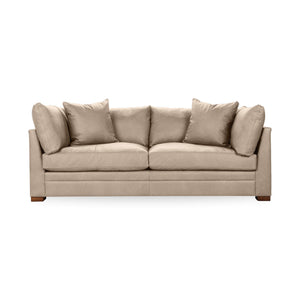Classic Home Audrey stationary sofa with plush cushions and elegant design, shown in a stylish living room setting.