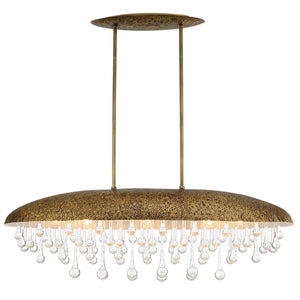 Downpour - 10 Light Pendant - Oval