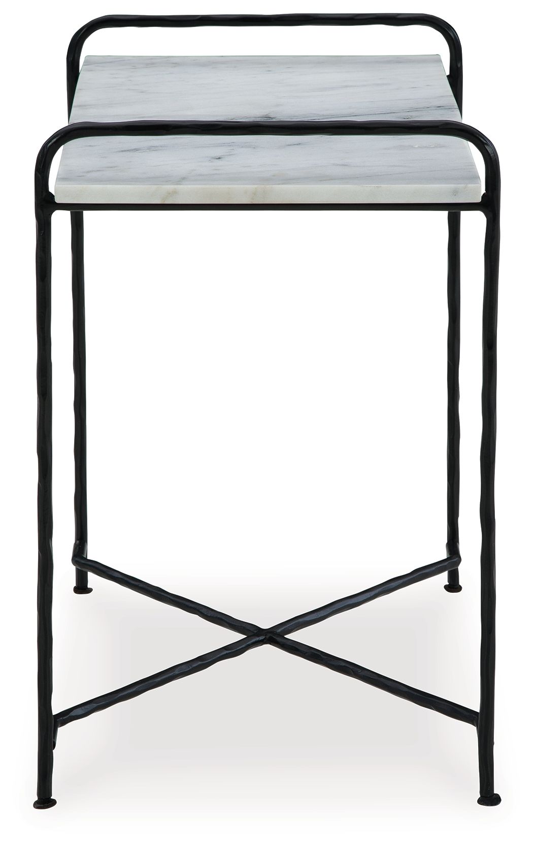 Ashber - Accent Table - White / Black - R&R Furniture Gallery (Fountain Valley, CA)